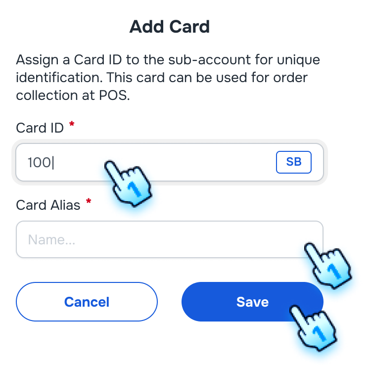Enter card information with the Card Type tag when the first 3 - 4 digits entered in the placeholder