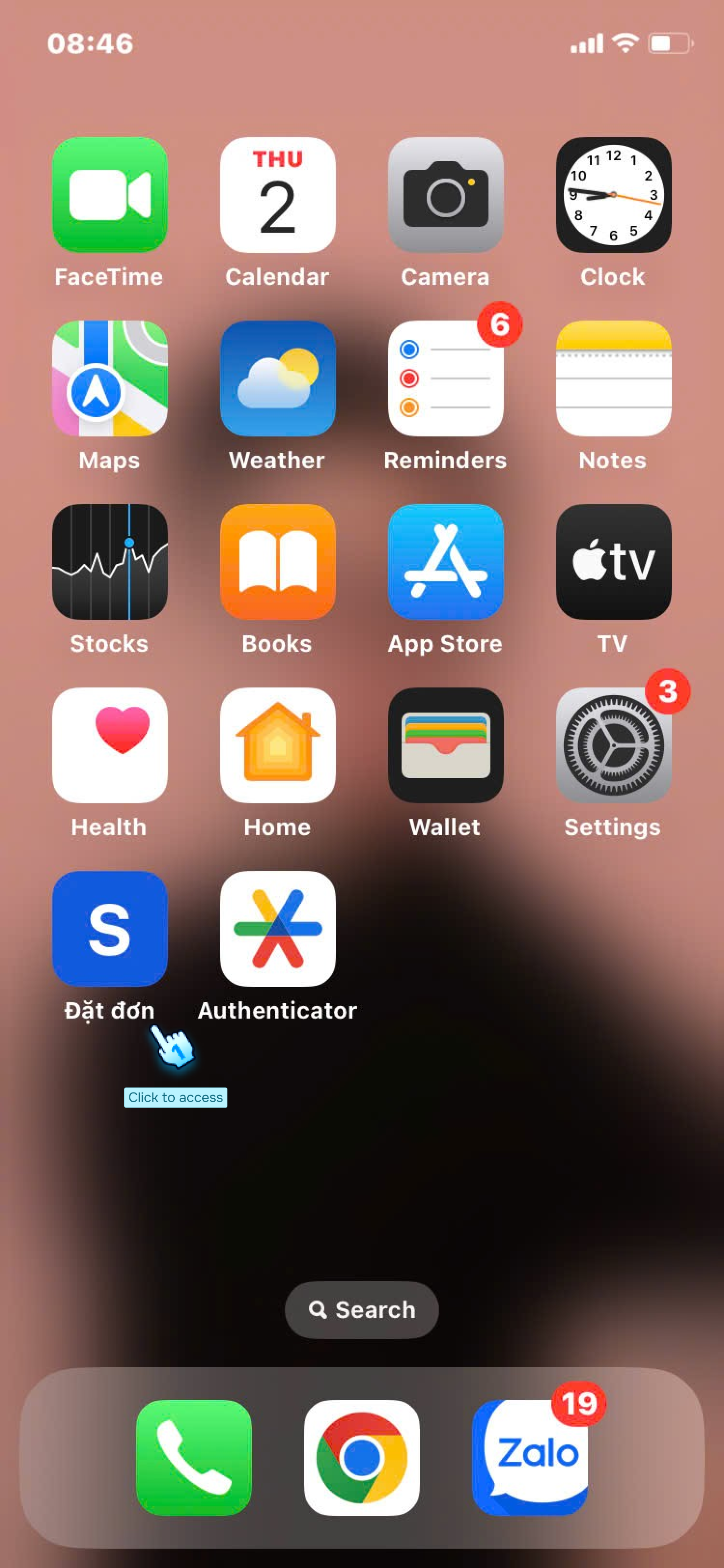 Find it in Home Screen
