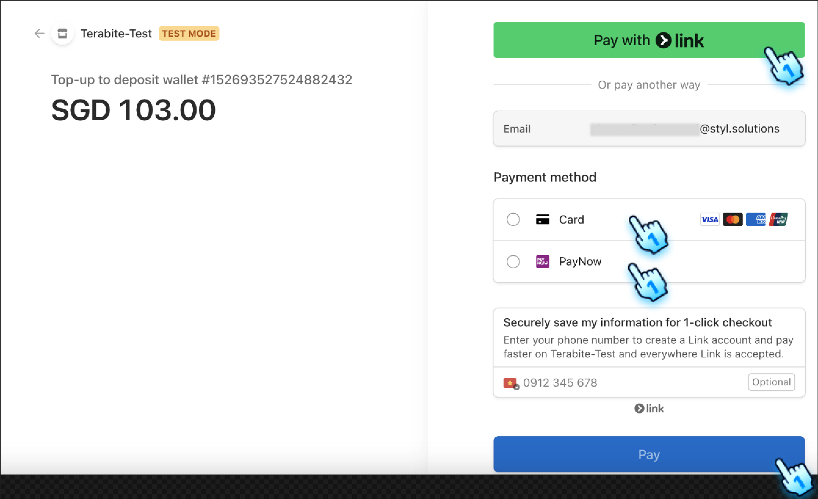 Follow Payment Process
